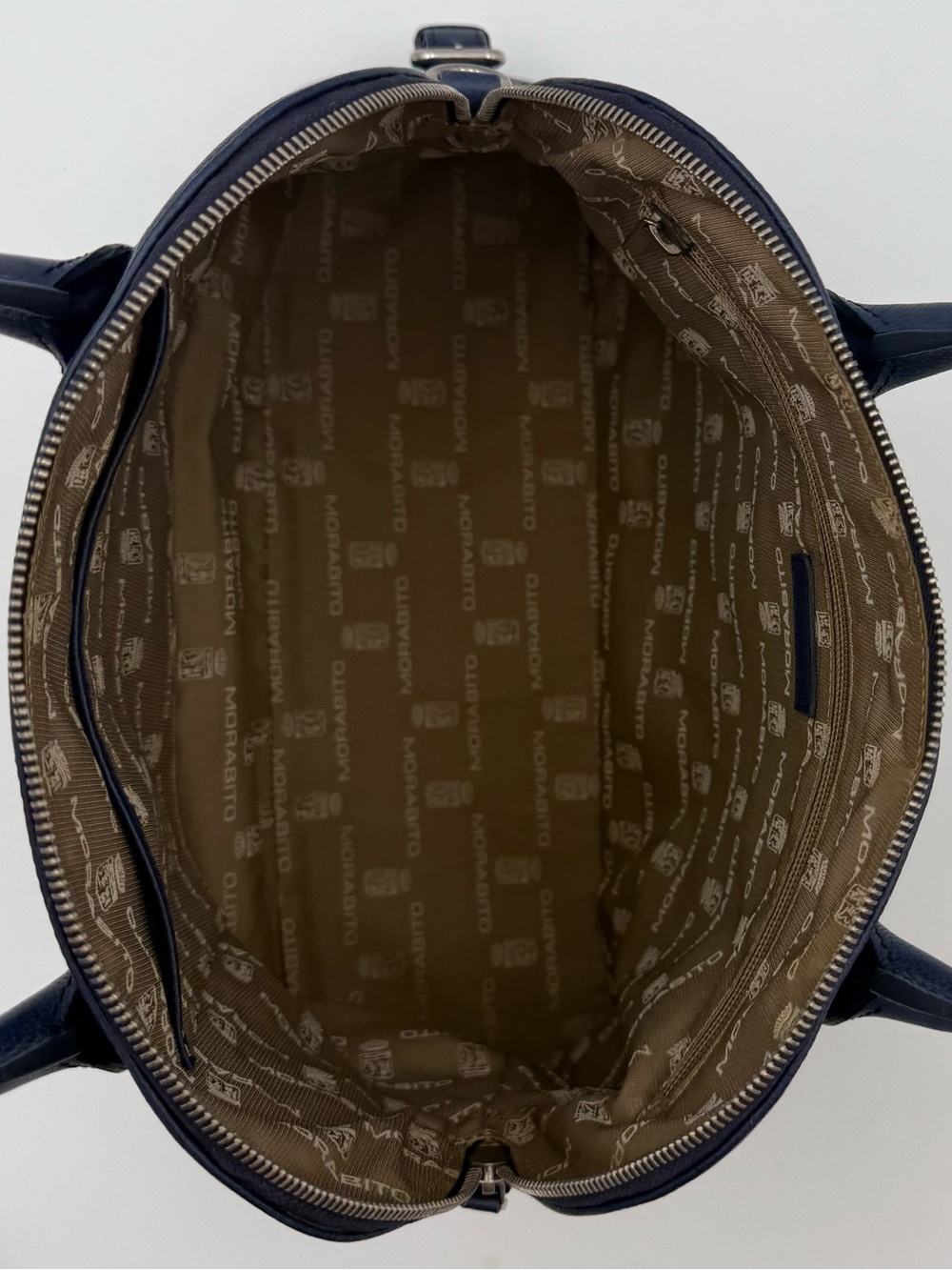 🐢MORABITO 1905 PARIS • DINA MM Bugatti 36 Bag in Blue Made in ITALY (Late Model) - Picture 12 of 16